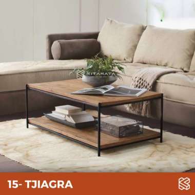Meja Ruang Tamu // Meja Besi Kayu // Meja Minimalis Modern meja TJIAGRA