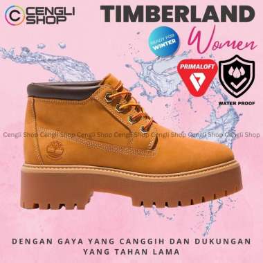 SEPATU TIMBERLAND BOOT WANITA ORIGINAL BOOTS KULIT ASLI ORI WATERPROOF PRIMALOFT WINTER TERBARU TW21