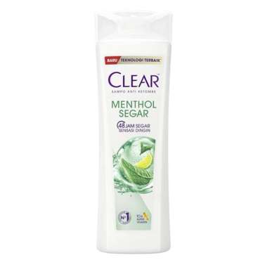 Clear shampoo 300 ml (anti ketombe & rontok / lemon bersih & segar / menthol segar / perawatan kompl
