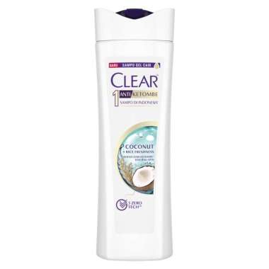 Clear shampoo 300 ml (anti ketombe & rontok / lemon bersih & segar / menthol segar / perawatan kompl