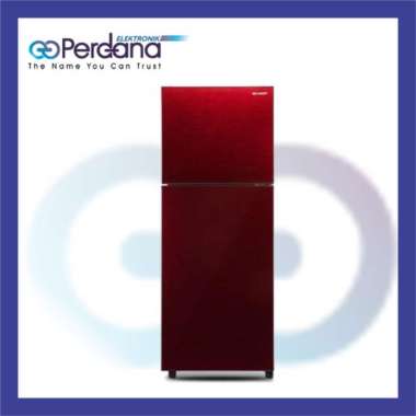 Sharp Kulkas Kecil 2 Pintu Small 2 Door Refrigerator SJ326XGMR