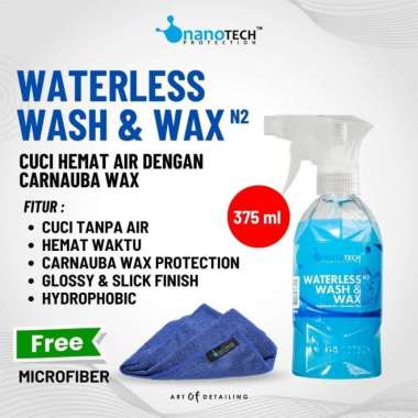 Waterless Wash and Wax Cuci mobil tanpa air Sabun mobil