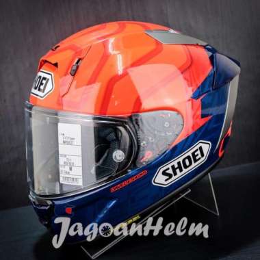 SHOEI HELM X15 MARQUEZ 93 TC1 | RED BLUE | XFIFTEEN SNI M