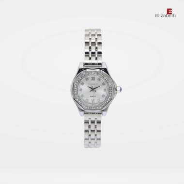 Jam Tangan Wanita - Elizabeth | Chain Strap 2201-0877 Silver