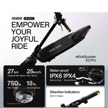 SEGWAY Ninebot E2 PRO KickScooter Electric Scooter Skuter Listrik Original