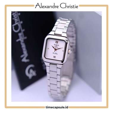 Jam Tangan Wanita ALEXANDRE CHRISTIE Original AC 2B65 LH SILVER WHITE