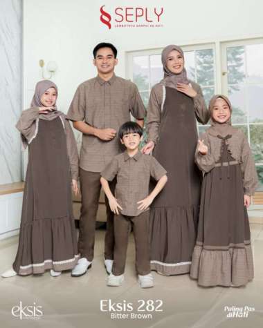Sarimbit Seply Terbaru 2025 Eksis 282 Bitter Brown Meyra 381 Kaseo 257 Selia 184 Kliko 194 - GAMIS, 