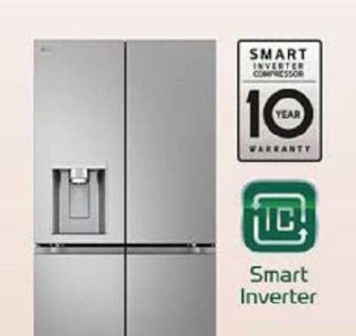 KULKAS 4 PINTU LG INSTAVIEW 570 LITER GC-L22FFLQB (SILVER) WITH DISPENSER