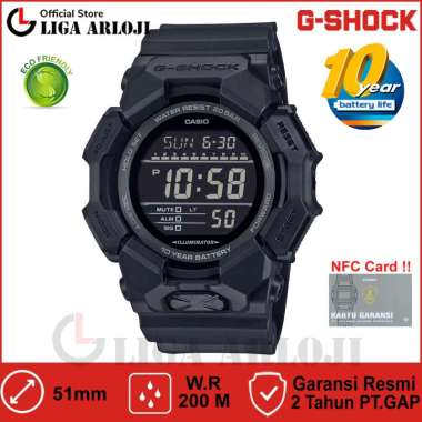 Casio G-SHOCK GD-010-1A1DR Jam Tangan Pria Digital - Hitam Resin Strap