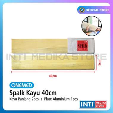 ONEMED - Spalk First Aid Kayu 40cm | Bidai Kayu Penyangga Patah Tulang | Pembidaian