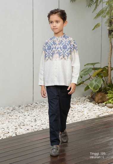 MANZONE X MINIMAL - Kemeja Lengan Panjang Anak Pria Aighar LS Junior - Beige Beige M