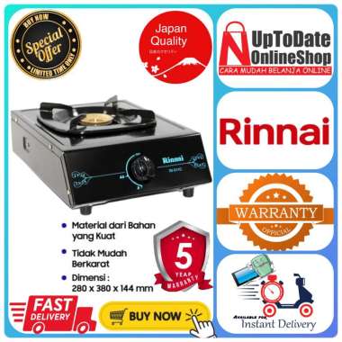 KOMPOR RINNAI RI-511C RI511C RI 511C BURNER 1 TUNGKU RINNAI KOMPOR GAS API EKONOMIS RINNAI
