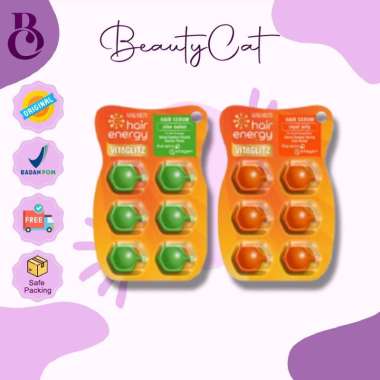 Makarizo Hair Energy VITAGLITZ Hair Keratin Serum ALOE MELON, KIWI, ROYAL JELLY 6X1 ML royal jelly