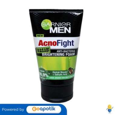 GARNIER MEN ACNO FIGHT WASABI FOAM 100 ML TUBE