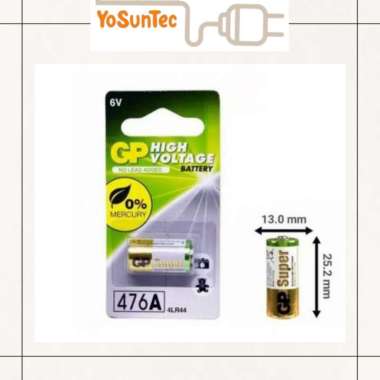 GP Baterai 476A / 4LR44 6V Alkaline GP High Voltage Battery Original
