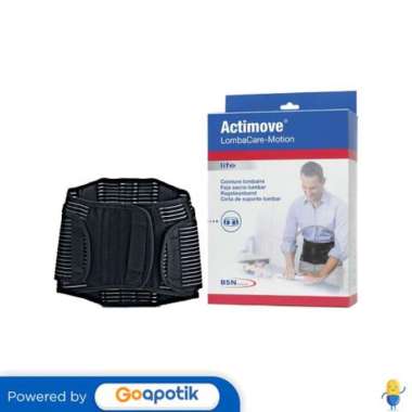 ACTIMOVE LOMBACARE-MOTION BLACK UKURAN S