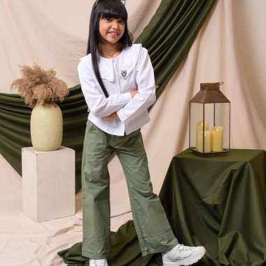 Maxi culottes/ Kulot panjang anak/ Daisy Lovely Daisy 8 tahun