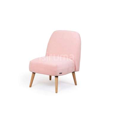 Kursi Sofa Nyaman Minimalis LILY Sofa 1 Seater - ISIRUMA Light pink
