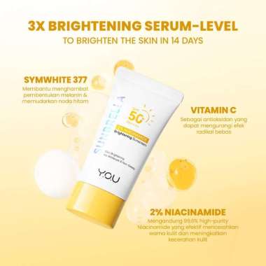 NEWC YOU Sunbrella 2% Niacinamide Brightening Sunscreen SPF 50