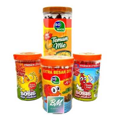 Sosis So Nice Toples (isi 24 Pcs) Rasa Ayam Sapi Otak-Otak Teman Mie Original Jumbo Ayam