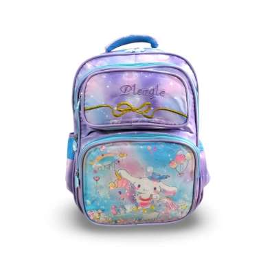TAS POLO EAGLE 1690 RANSEL ANAK SEKOLAH TK/SD PEREMPUAN KARAKTER Cinnamoroll Purple