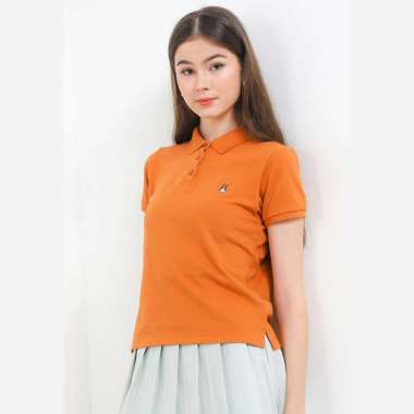 Hush Puppies Ardyne Polo Polo Shirt Wanita L Camel