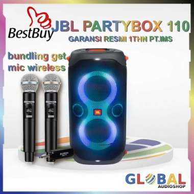 JBL PARTYBOX 110 KARAOKE PARTY BOX GARANSI RESMI PB110 tanpa mic