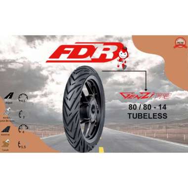 Ban FDR 80/80-14 Genzi Pro Tubeless / Ban FDR / Ban Tubeles