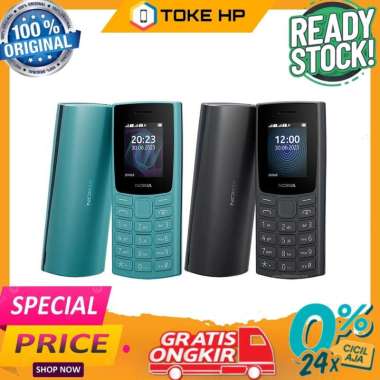 Nokia 105 Fox 2024 MP3 Player, MicroSD, Dual SIM, Baterai 1020mAh