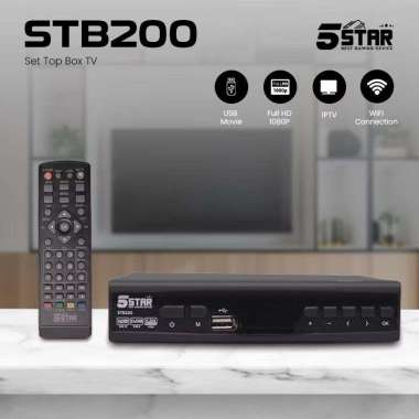 5Star STB200 Set Top Box STB DVB-T2 STB PRO Dual USB