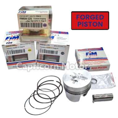 Piston Kit FORGED MENTAH CUSTOM 53.5 54 54.5 54.75 55 55.25 PEN 13 FIM34 FIM IZUMI FORGING PISTON ME