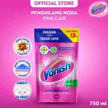 PENGHILANG NODA CAIR VANISH PINK/PUTIH 750ml Pink