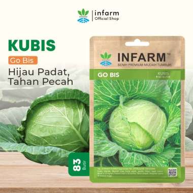 INFARM-Benih Bibit Gobis Bibit F1 Benih Unggul Kuwalitas No1 Bibit Tanaman Benih Kubis Buah Sayuran 