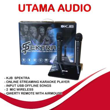 KJB HM-88 Spektra Streaming Karaoke Player with Microphone Wireless + Remote Garansi Resmi