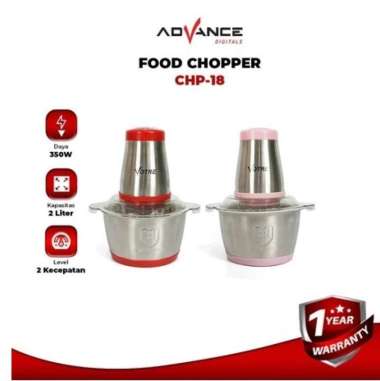 Advance Food Chopper Penggiling Daging Buah CHP 18 Chopper Multifungsi MERAH