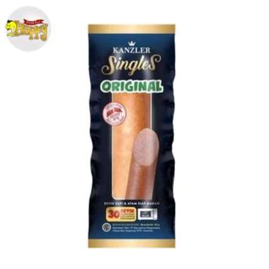 Kanzler Sosis Singles Original Beku Frozen 65 gram