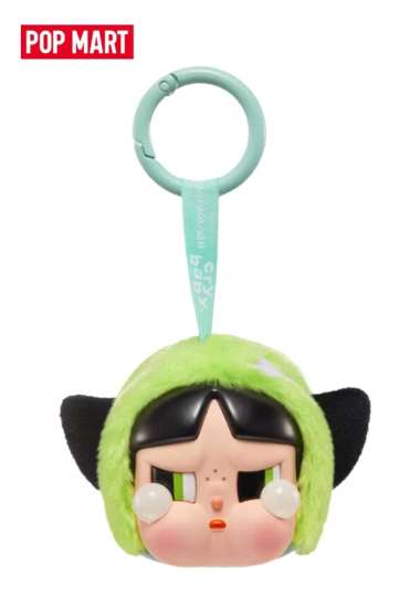 Pop Mart CRYBABY x Powerpuff Girls Series Bubbles Vinyl Face Plush - Buttercup