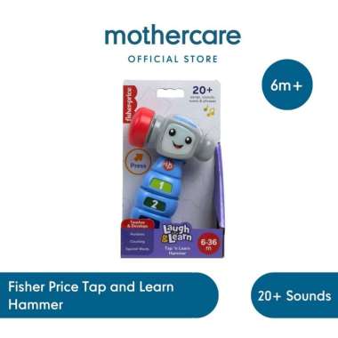 Fisher Price Tap and Learn Hammer - Mainan Edukasi Bunyi Bayi