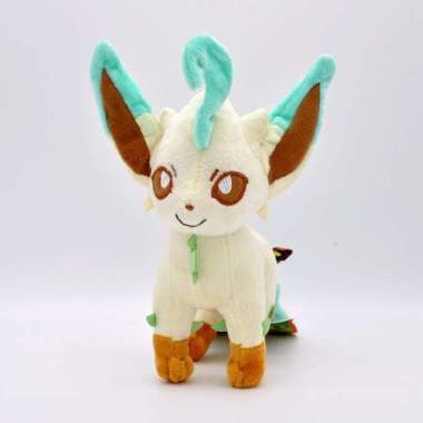 Boneka Pokemon Eevee Evolution 15-20cm Pokemon Doll / Cute Plush Hadiah Ulang Tahun Leafeon