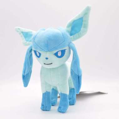 Boneka Pokemon Eevee Evolution 15-20cm Pokemon Doll / Cute Plush Hadiah Ulang Tahun Glaceon