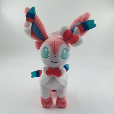Boneka Pokemon Eevee Evolution 15-20cm Pokemon Doll / Cute Plush Hadiah Ulang Tahun Sylveon