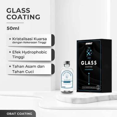 ANIKI Glass Coating (50ml) Coating Kaca Hydrophobic Mobil DW004A
