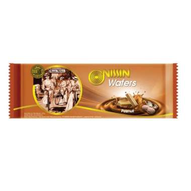 Nissin wafer chocolate / kacang 110 gram kacang