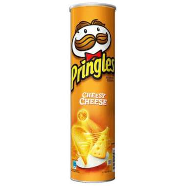 Pringles potato chips original / keju cheesy / smoky grilled steak / sour cream onion / texas style