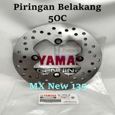 Piringan Cakram Belakang 5OC ORI YAMAHA JUPITER MX NEW 135 DISC DISK PRESISI DAN AWET cakram belakan