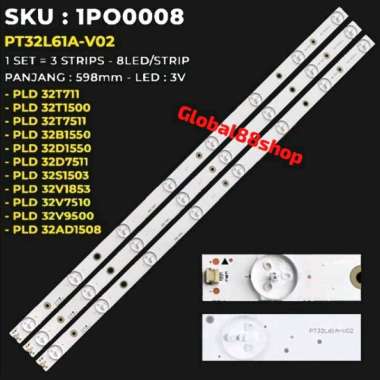 Backlight TV POLYTRON 32 Inch PLD-32T711 32T1500 32AD1508 32S1503 32B1550 32D1550 32V1853 32V9500 32