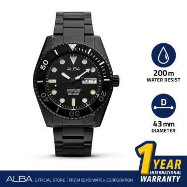 Jam Tangan Pria Alba Automatic AL4331 Stainless Steel Original