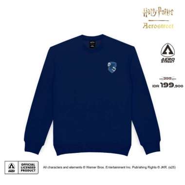 Aerostreet Crewneck Ravenclaw Classic Navy Sweater Sweatshirt BBAAA M