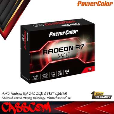 VGA POWER COLOR R7 240 2GB DDR5 POWERCOLOR