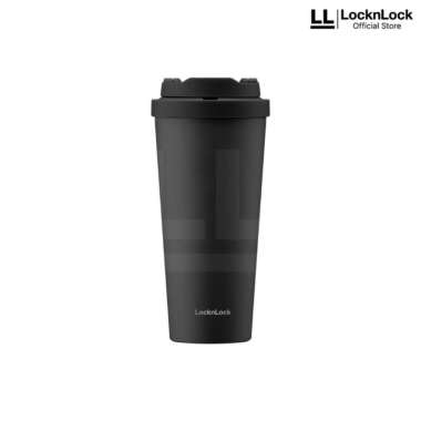 LocknLock - Energetic One Touch Tumbler-550ml Black